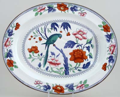 Meat Dish or Platter with Tree and Well c1920s